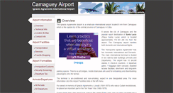 Desktop Screenshot of camaguey.airportcuba.net