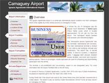 Tablet Screenshot of camaguey.airportcuba.net
