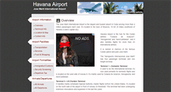 Desktop Screenshot of havana.airportcuba.net