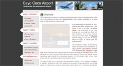 Desktop Screenshot of cayococo.airportcuba.net