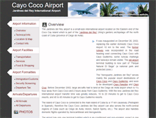 Tablet Screenshot of cayococo.airportcuba.net